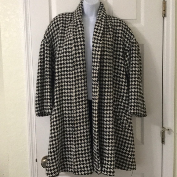 J.G. Hook Jackets & Blazers - JG Hook Wool Swing Coat Herringbone One Size Vtg.
